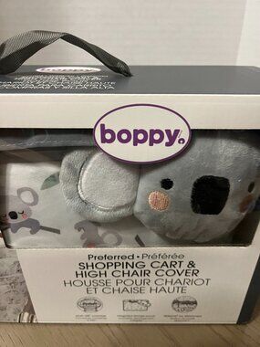 Boppy Preferred Shopping Cart & Highchair Cover – Koala Print NEW